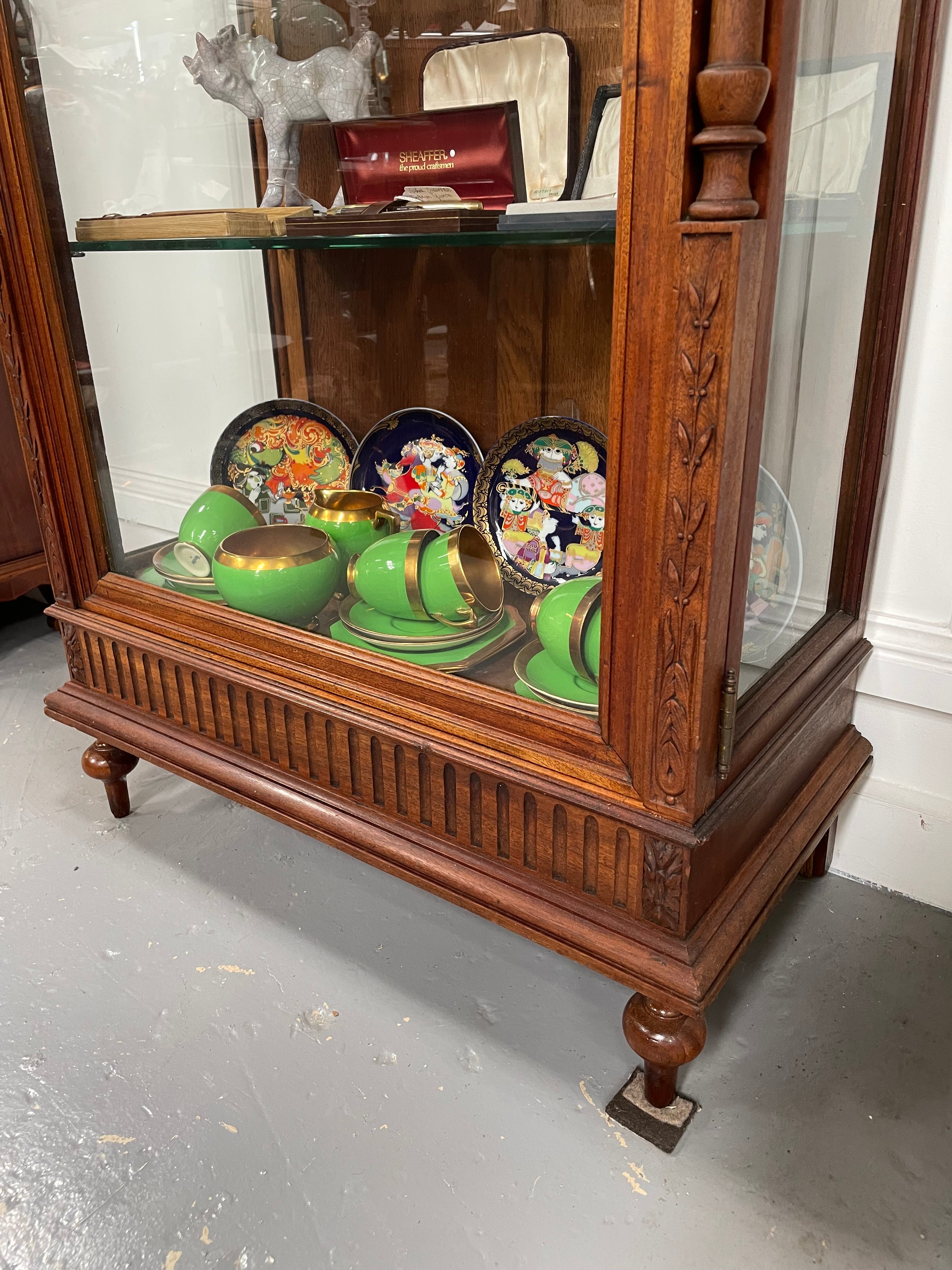 Antique French Walnut Louis XVI Style Vitrine / Display Cabinet | Antique & Vintage | Moonee Ponds Antiques | Australia Wide Delivery