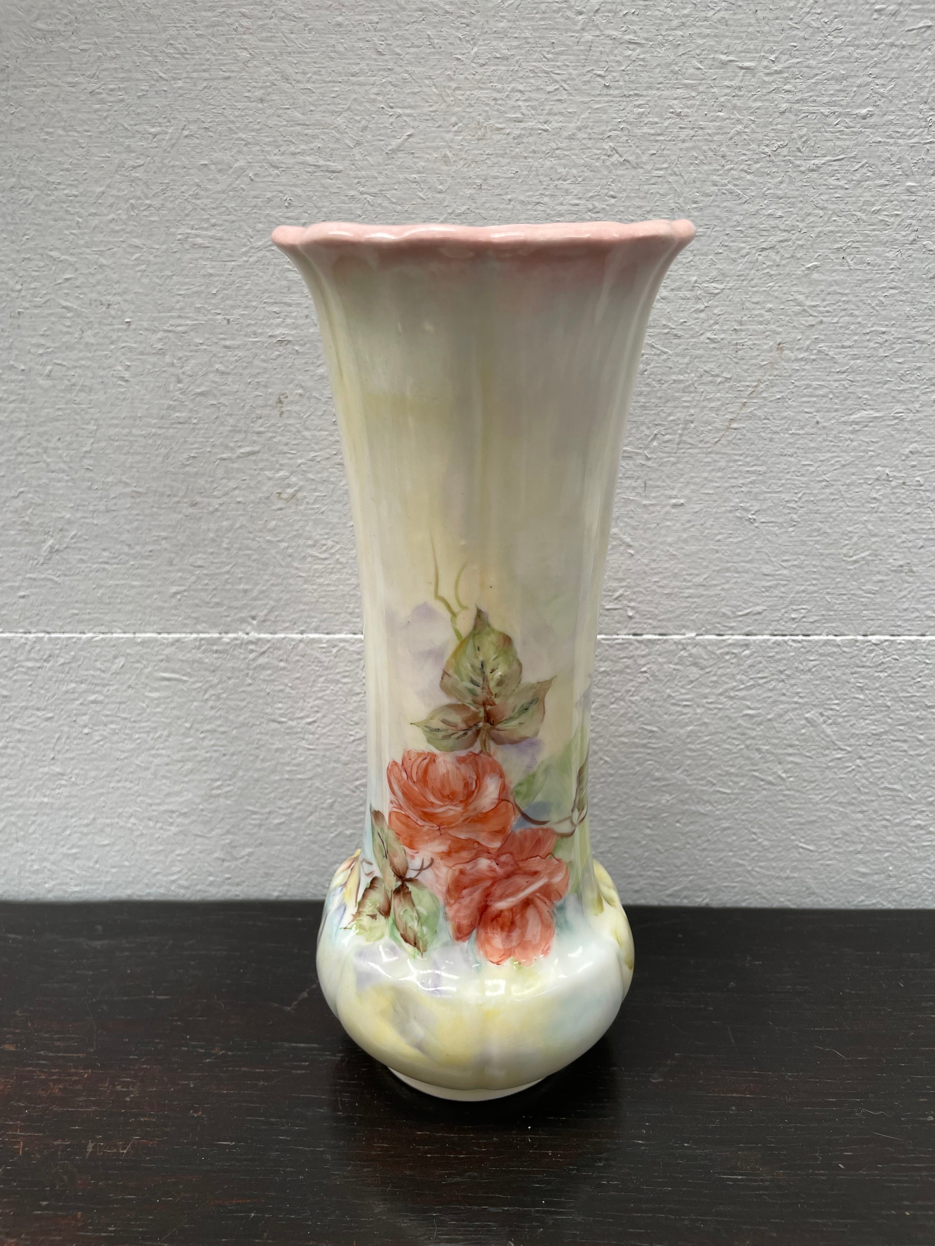 Vintage D.Wise Floral Vase