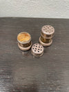 Pair Of Sterling Silver Salt & Pepper Miniature Shakers | Antique & Vintage | Moonee Ponds Antiques | Australia Wide Delivery