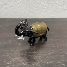 Vintage Art Glass Elephant Figurine
