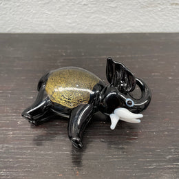 Vintage Art Glass Elephant Figurine
