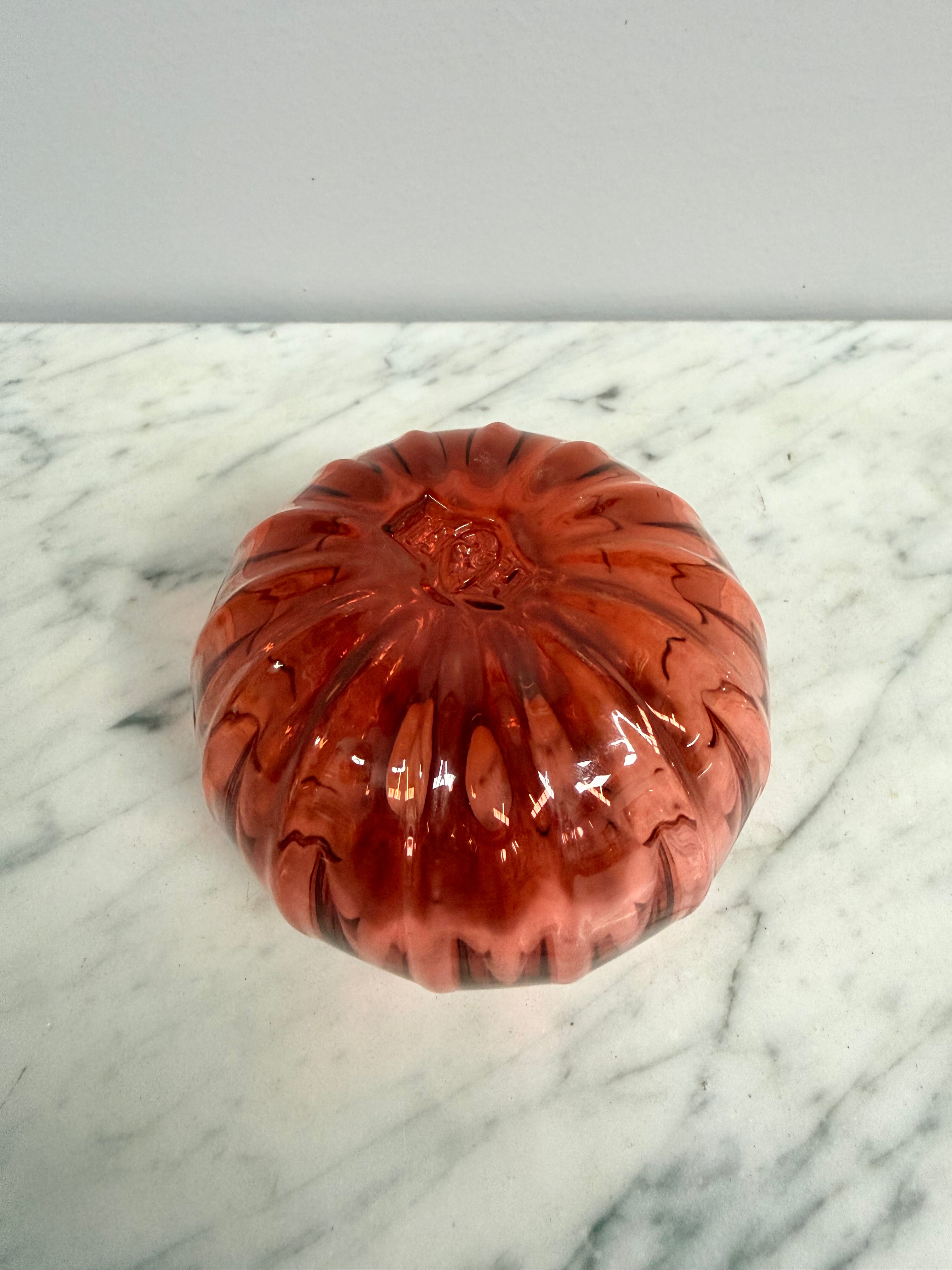 Vintage Pumpkin Shaped Art Glass Vase | Antique & Vintage | Moonee Ponds Antiques | Australia Wide Delivery