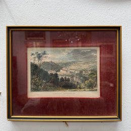 Antique Hand Coloured Engraving "Torquay New Devonshire"
