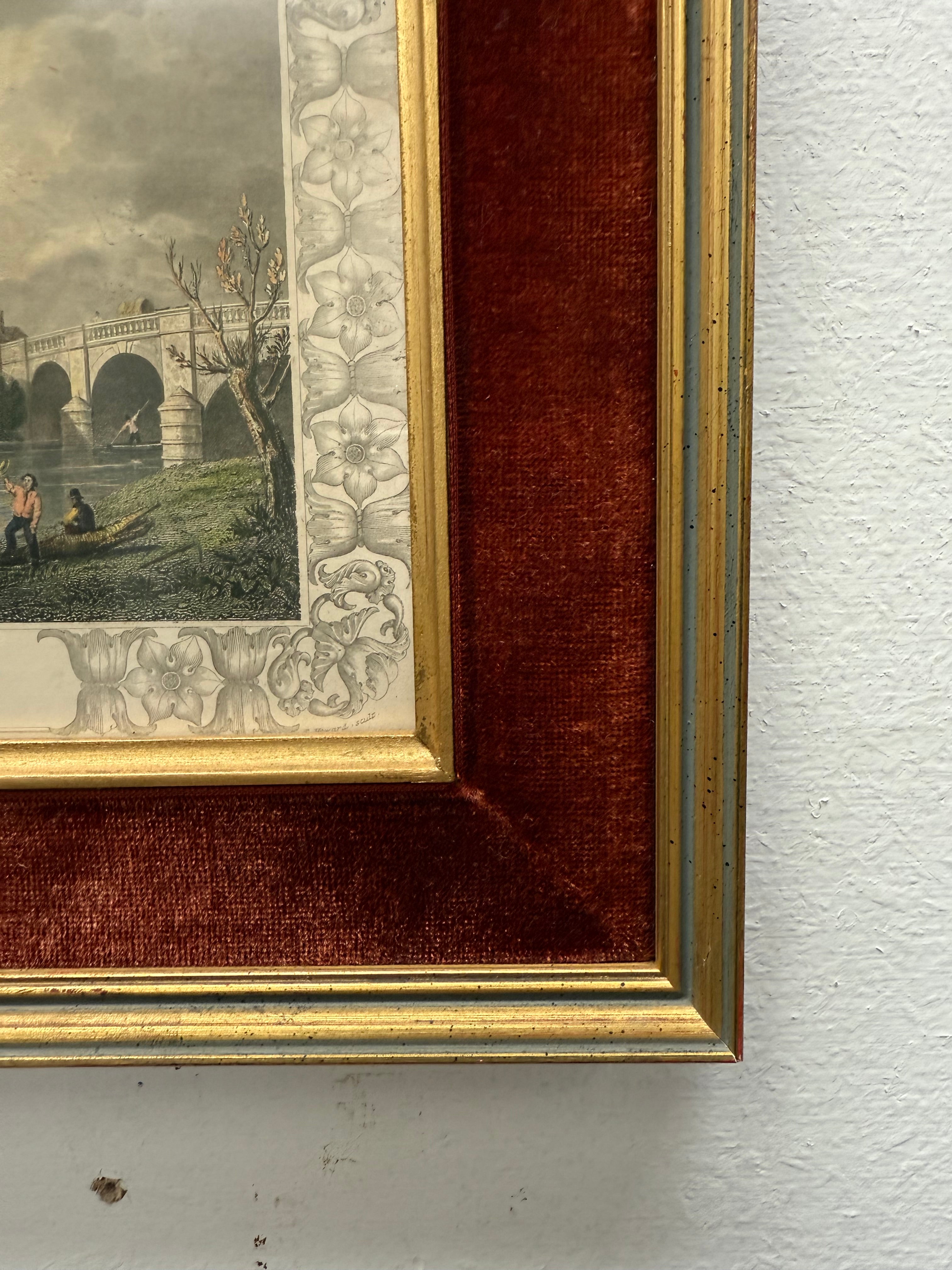 Antique Hand Coloured Engraving "Torquay New Devonshire" | Antique & Vintage | Moonee Ponds Antiques | Australia Wide
