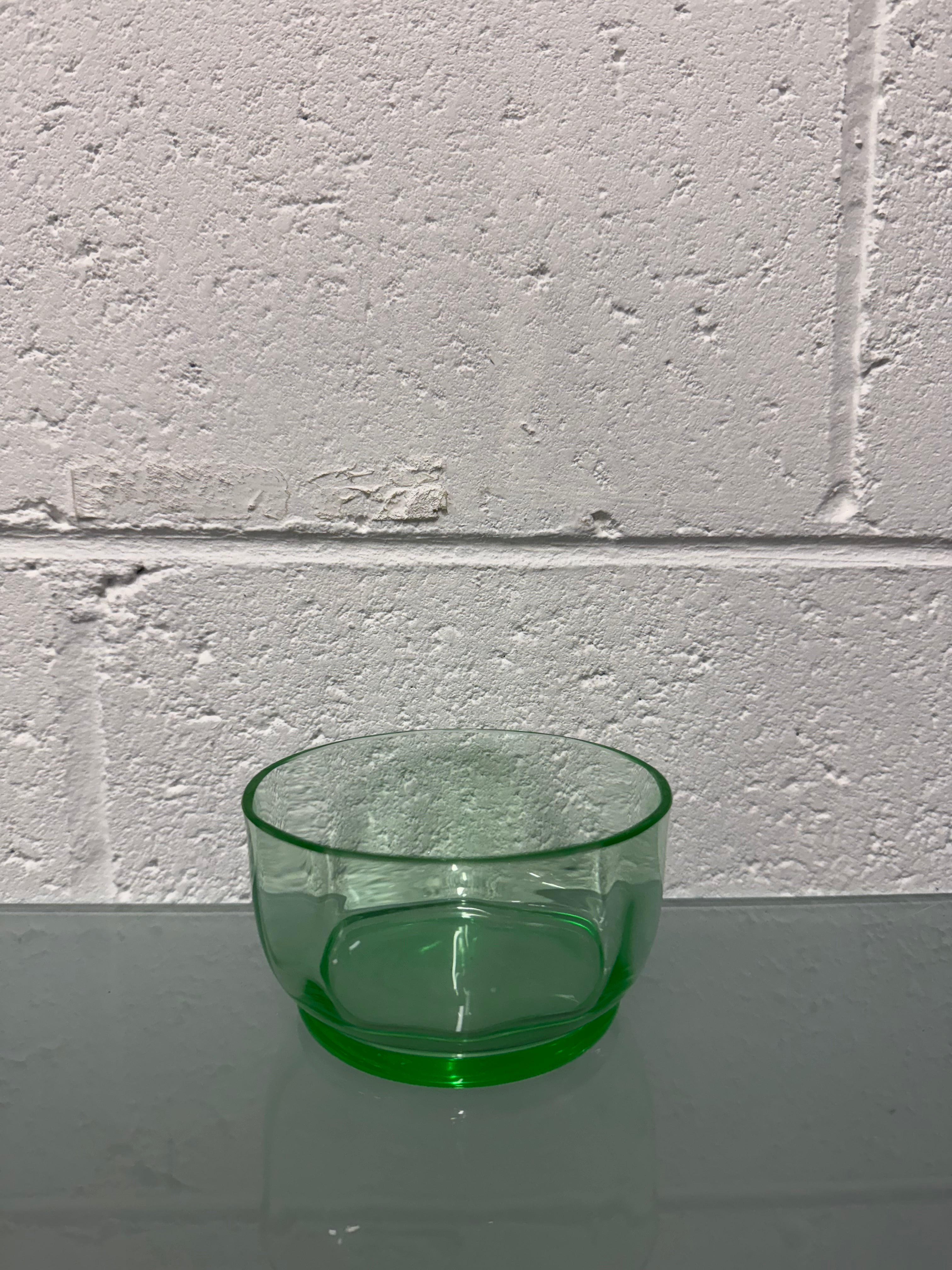 Vintage Uranium Glass Bowl | Antique & Vintage | Moonee Ponds Antiques | Australia Wide