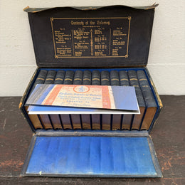 Rare Set of the Complete Works of Shakespeare 12 Volumes in Leather Presentation Case