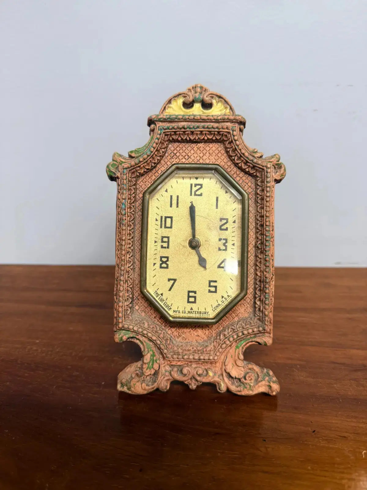 Rare The Lux Clock MFG CO WATERBURY | Antique & Vintage | Moonee Ponds Antiques | Australia Wide Delivery