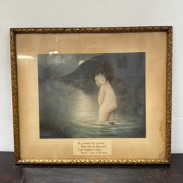 Rare Vintage Campbell's Grace Gebbie Drayton Lithographic Print Circa 1920's