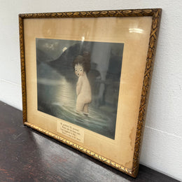 Rare Vintage Campbell's Grace Gebbie Drayton Lithographic Print Circa 1920's