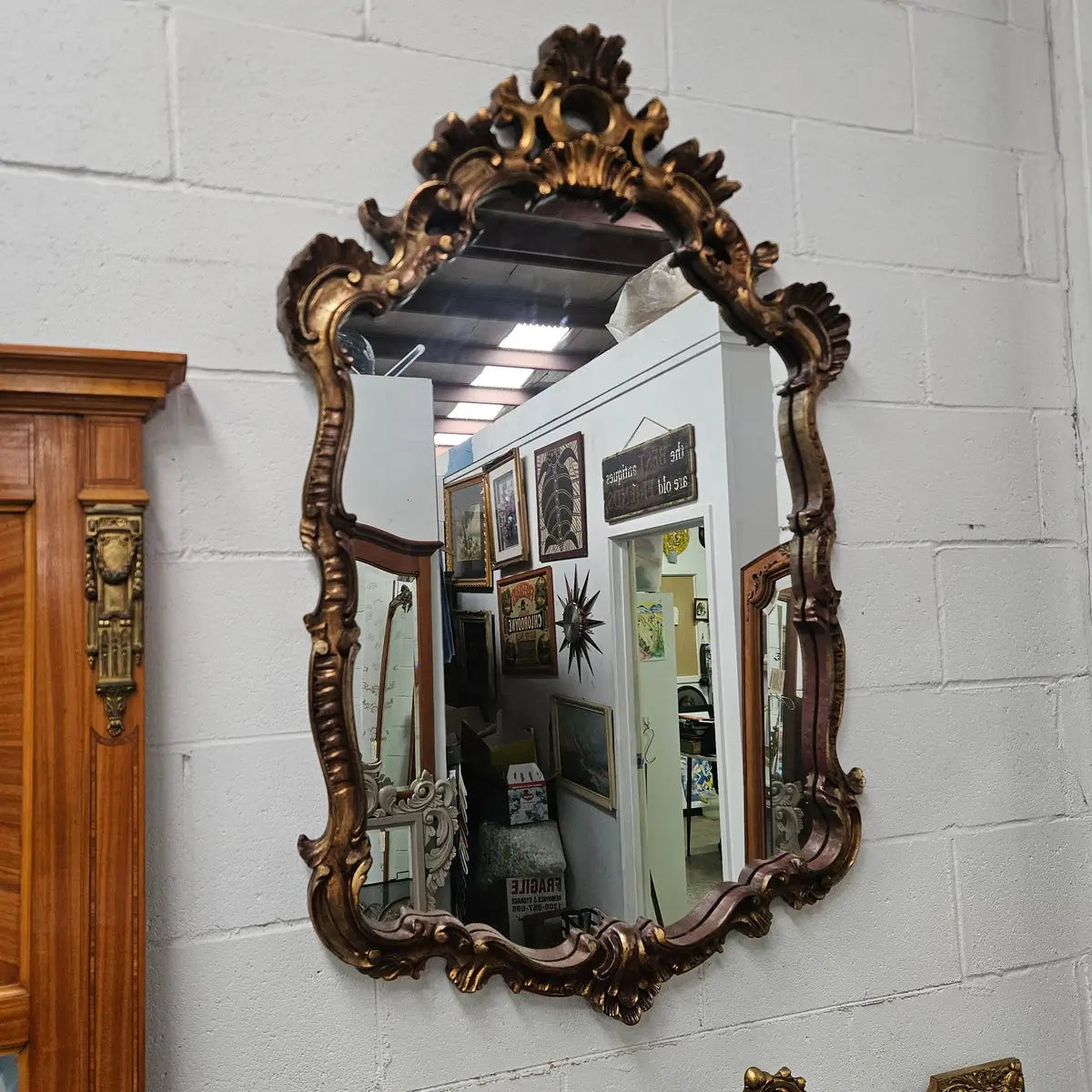 Rococo-Style Italian Gilded Mirror | Antique & Vintage | Moonee Ponds Antiques | Australia Wide Delivery