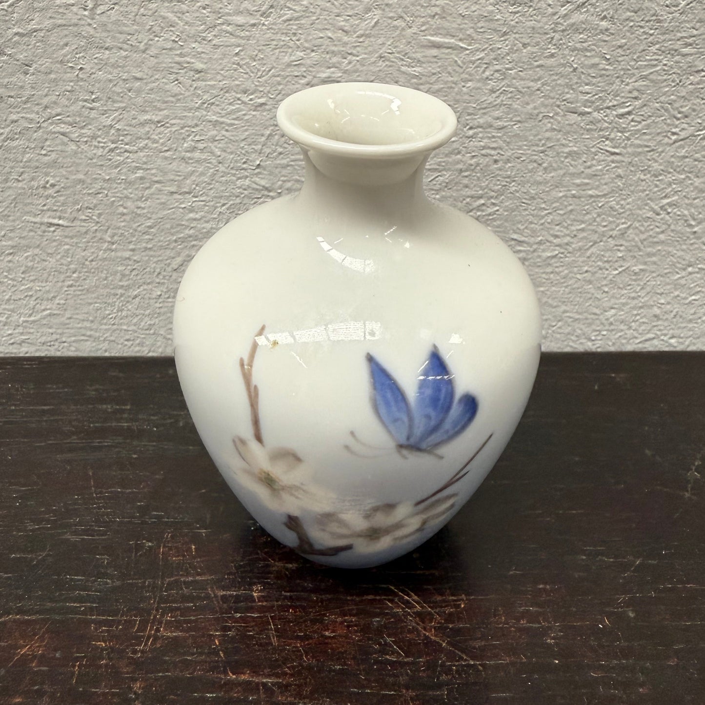 Royal Copenhagen Petit Vase Blossom Branch & Butterfly