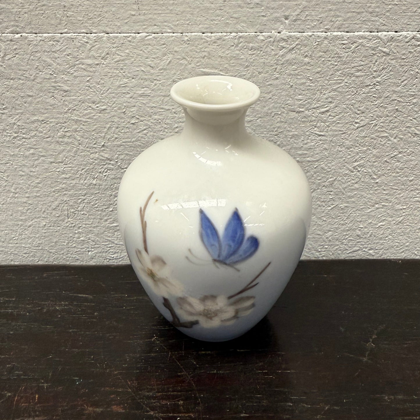 Royal Copenhagen Petit Vase Blossom Branch & Butterfly