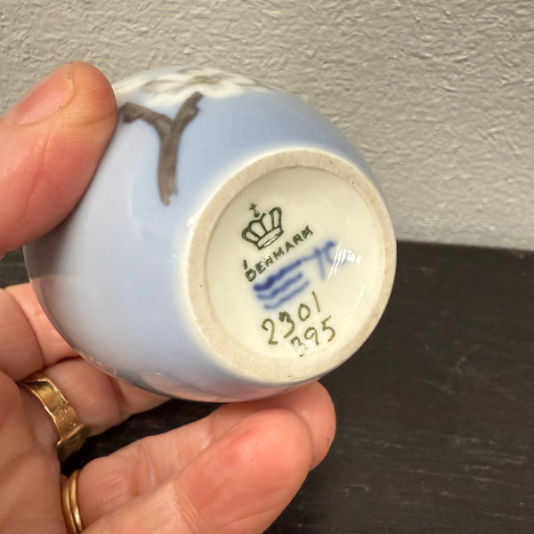 Royal Copenhagen Petit Vase Blossom Branch & Butterfly