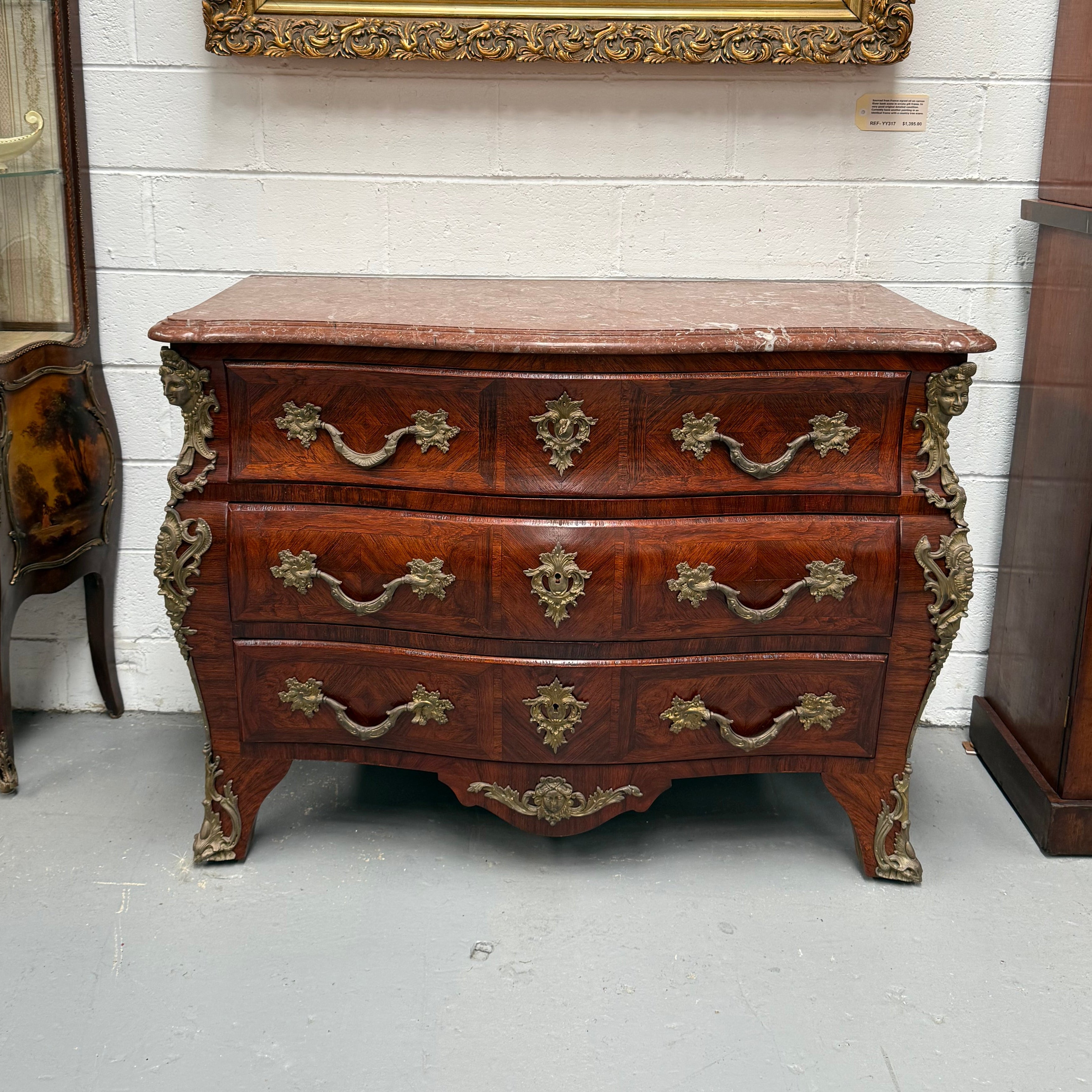 Stunning French Louis XIV Style Commode | Antique & Vintage | Moonee Ponds Antiques | Australia Wide Delivery