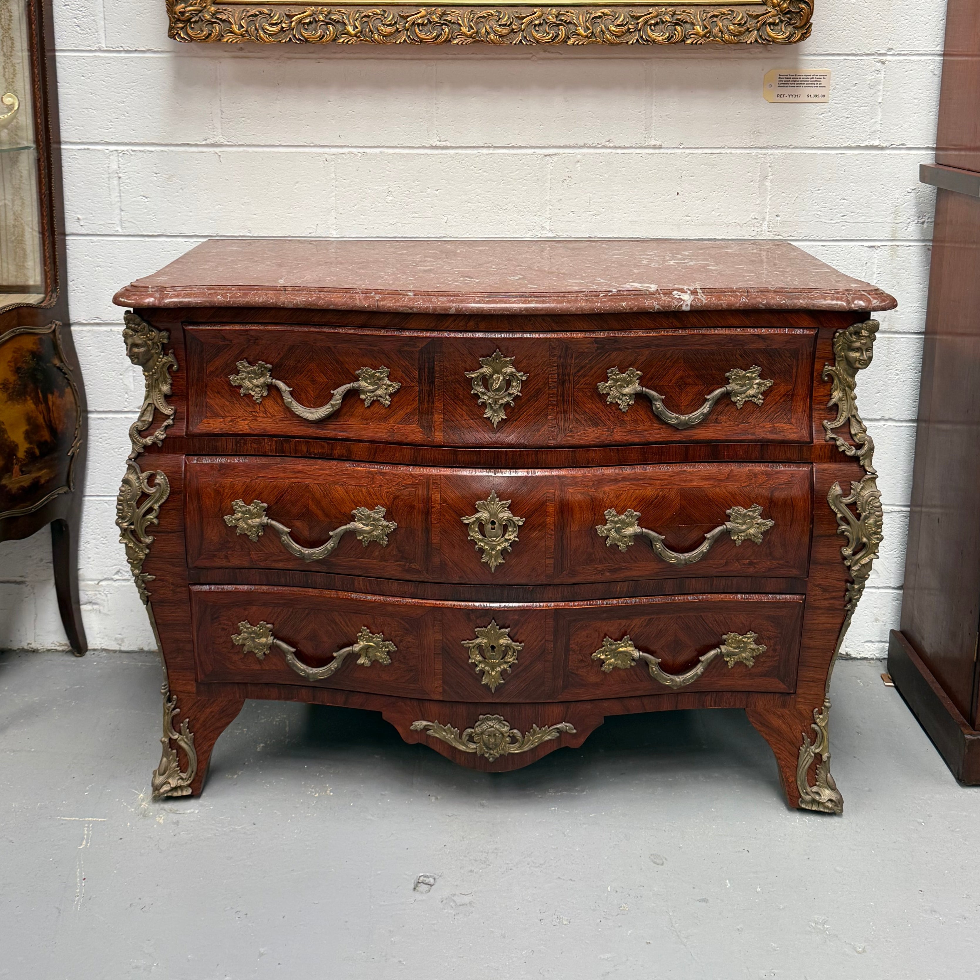 Stunning French Louis XIV Style Commode | Antique & Vintage | Moonee Ponds Antiques | Australia Wide Delivery