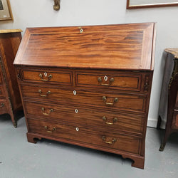 Stunning Georgian Style Early 19th century (1800-1820) Bureau Desk | Antique & Vintage | Moonee Ponds Antiques | Australia Wide Delivery