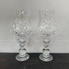 Stunning Pair Vintage Cut Crystal Candlestick Lamps | Antique & Vintage | Moonee Ponds Antiques | Australia Wide Delivery