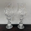 Stunning Pair Vintage Cut Crystal Candlestick Lamps | Antique & Vintage | Moonee Ponds Antiques | Australia Wide Delivery