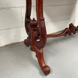 Superb Vintage Colonial Style Mahogany Hall Table Circa:1970's | Antique & Vintage | Moonee Ponds Antiques | Australia Wide Delivery