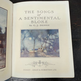 'The Sentimental Bloke' by C.J. Dennis Book 1st Edition