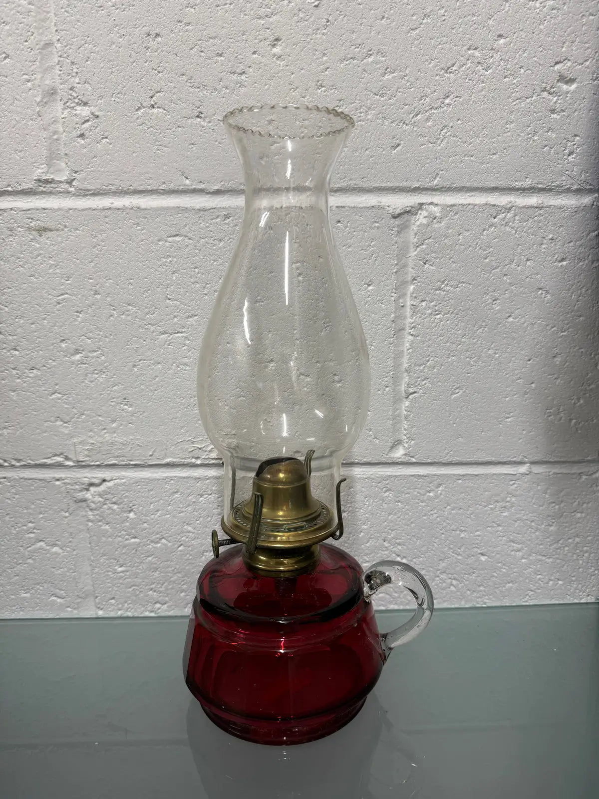 Victorian Glass Finger Lamp | Antique & Vintage | Moonee Ponds Antiques | Australia Wide Delivery