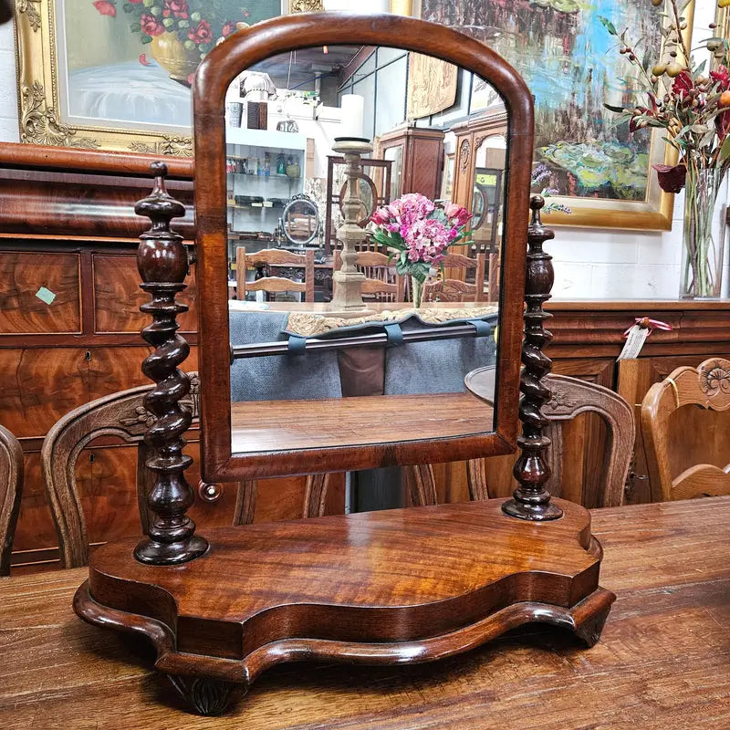 Victorian Mahogany Table Top Mirror | Antique & Vintage | Moonee Ponds Antiques | Australia Wide Delivery