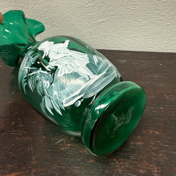 Victorian Mary Gregory Hand Painted Vase
