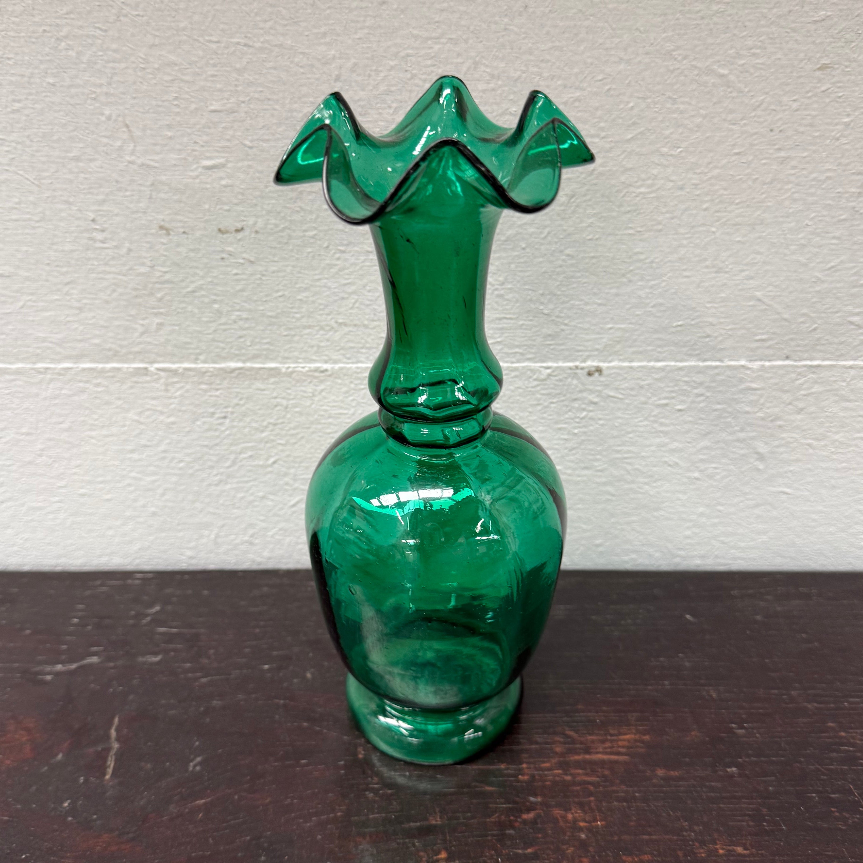 Victorian Mary Gregory Hand Painted Vase | Antique & Vintage | Moonee Ponds Antiques | Australia Wide Delivery