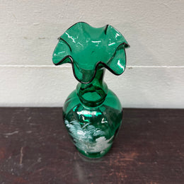 Victorian Mary Gregory Hand Painted Vase