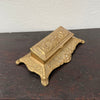 Victorian Style Brass & Gilt Stamp Holder C. 1950's | Antique & Vintage | Moonee Ponds Antiques | Australia Wide Delivery