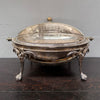 Victorian Top Quality Silver Plate Revolving Dome Top Buffet Server | Antique & Vintage | Moonee Ponds Antiques | Australia Wide Delivery