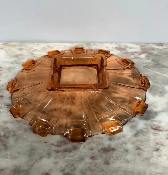 Vintage Art Deco Glass Bowl