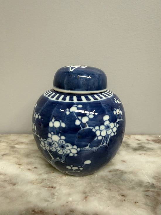 Vintage Blue & White Prunes Ginger Jar | Antique & Vintage | Moonee Ponds Antiques | Australia Wide Delivery
