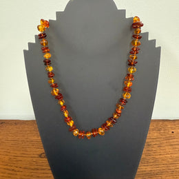 Vintage Cherry Amber Choker Necklace