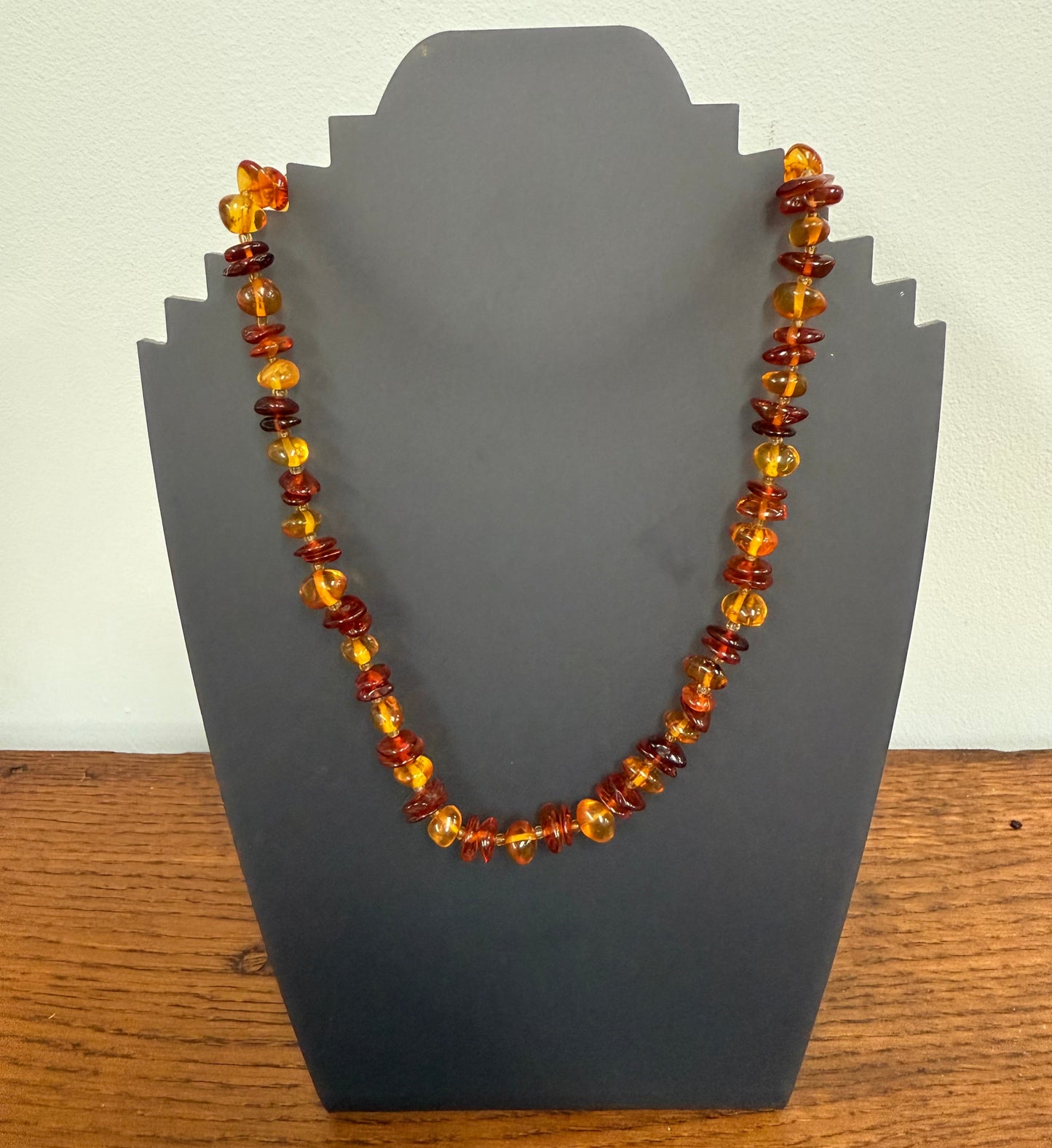 Vintage Cherry Amber Choker Necklace