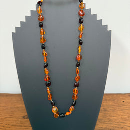 Vintage Cherry Amber Choker Necklace