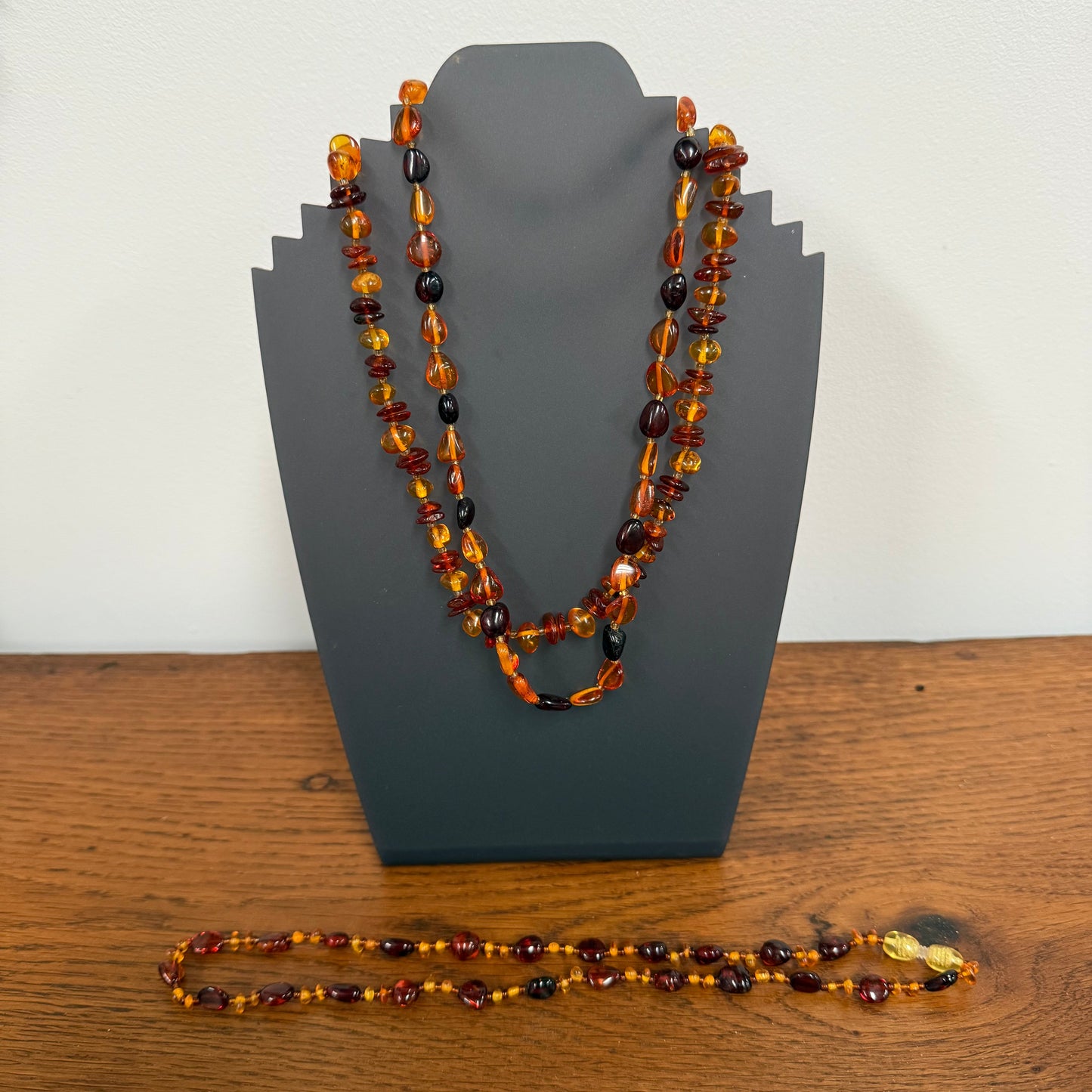 Vintage Cherry Amber Choker Necklace