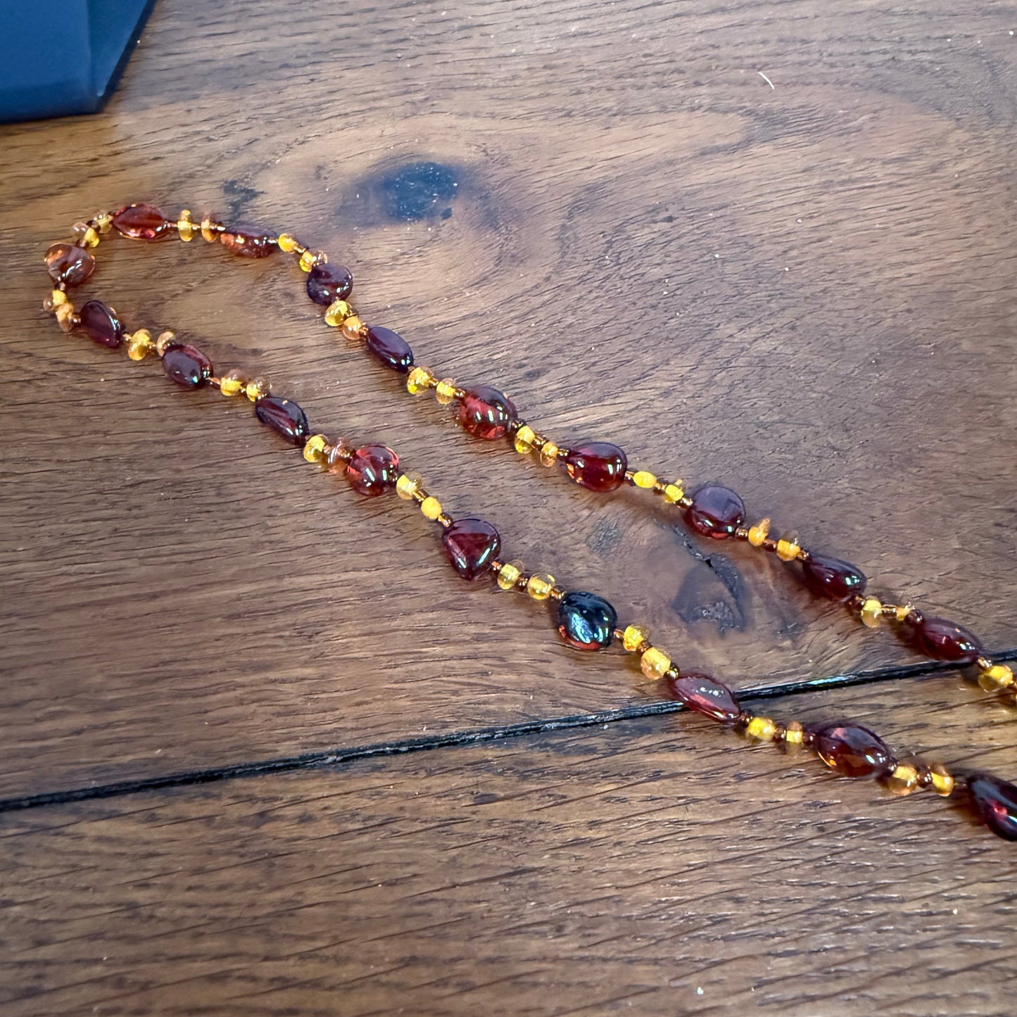 Vintage Cherry Amber Choker Necklace