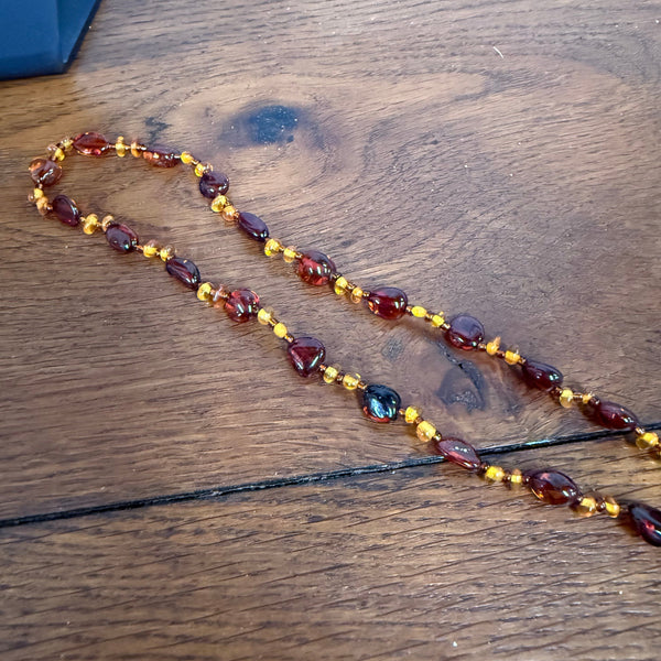 Vintage Cherry Amber Choker Necklace