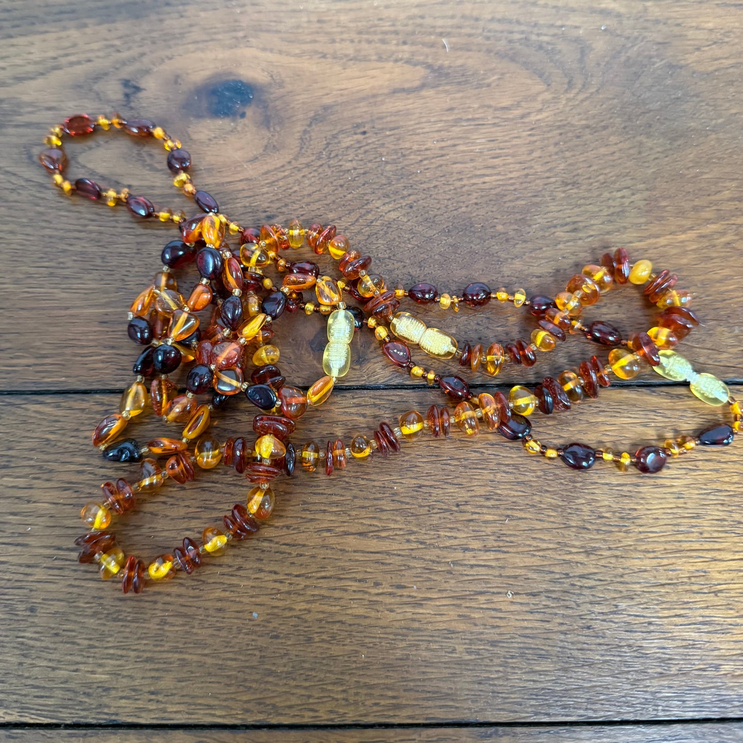 Vintage Cherry Amber Choker Necklace