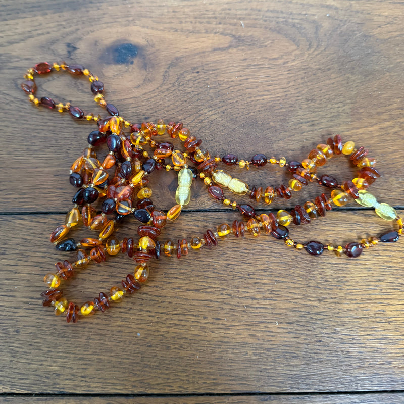 Vintage Cherry Amber Choker Necklace
