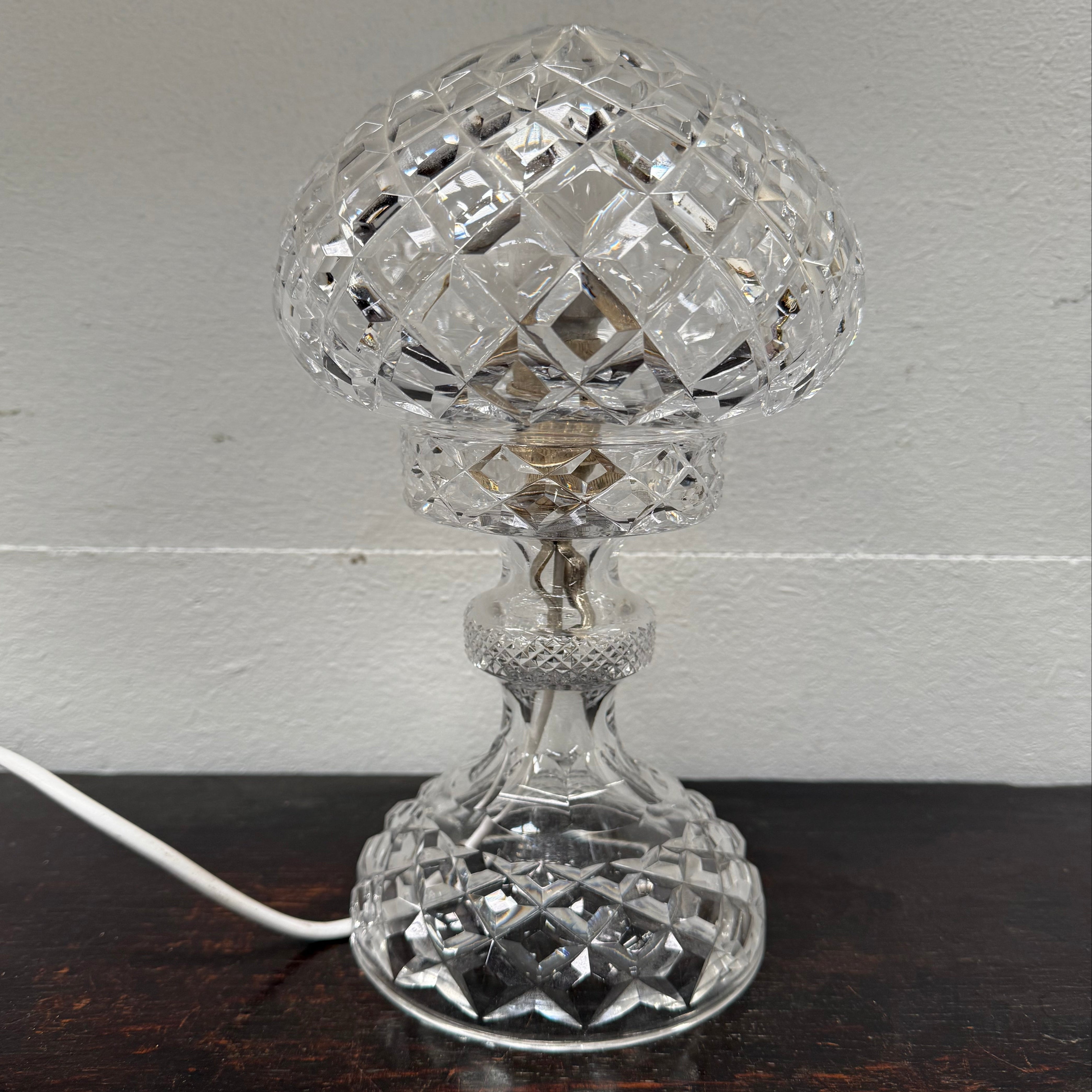 Vintage Crystal Lamp | Antique & Vintage | Moonee Ponds Antiques | Australia Wide Delivery