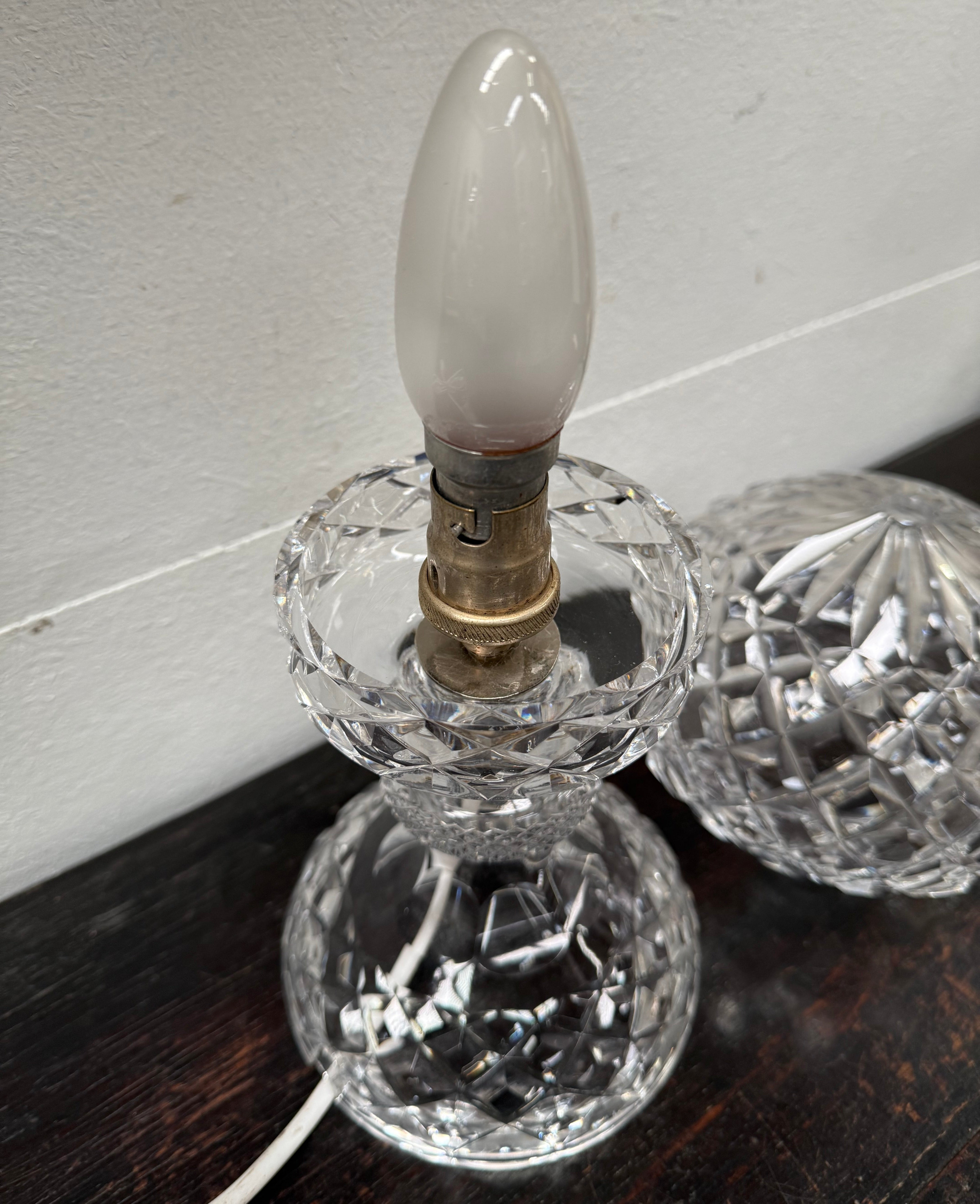Vintage Crystal Lamp | Antique & Vintage | Moonee Ponds Antiques | Australia Wide Delivery