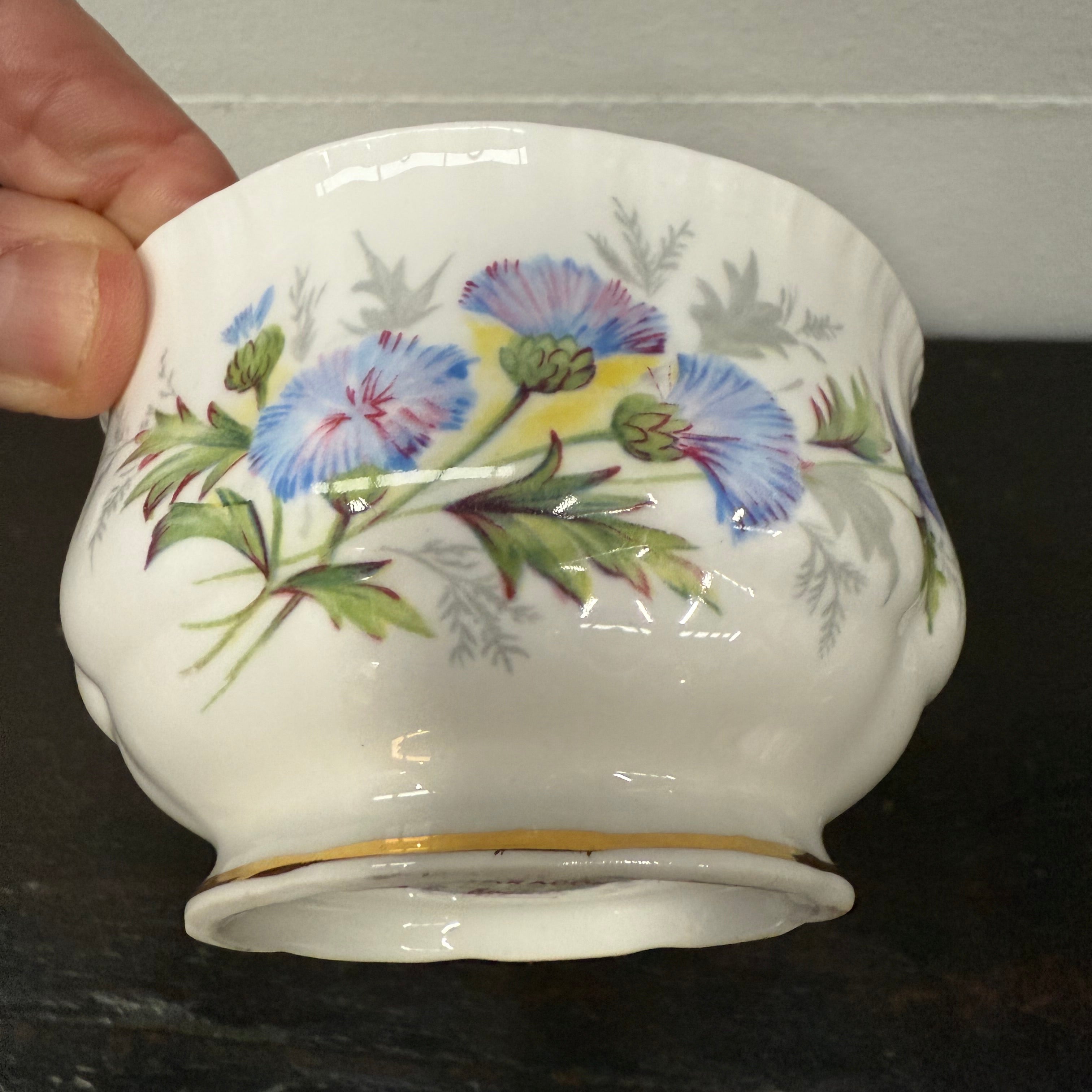 Vintage Paragon Thistles Bone China Bowl | Antique & Vintage | Moonee Ponds Antiques | Australia Wide Delivery