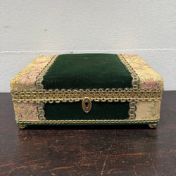 Vintage Tapestry Covered Jewellery Box | Antique & Vintage | Moonee Ponds Antiques | Australia Wide Delivery