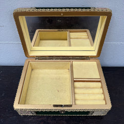 Vintage Tapestry Covered Jewellery Box | Antique & Vintage | Moonee Ponds Antiques | Australia Wide Delivery