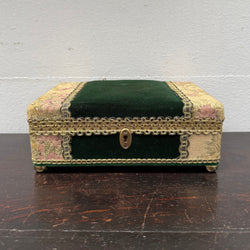 Vintage Tapestry Covered Jewellery Box | Antique & Vintage | Moonee Ponds Antiques | Australia Wide Delivery
