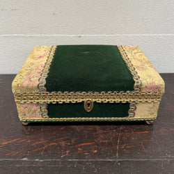 Vintage Tapestry Covered Jewellery Box | Antique & Vintage | Moonee Ponds Antiques | Australia Wide Delivery