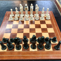 Fabulous Chess Set Hand Crafted By Crisan Craftware From New Zealand