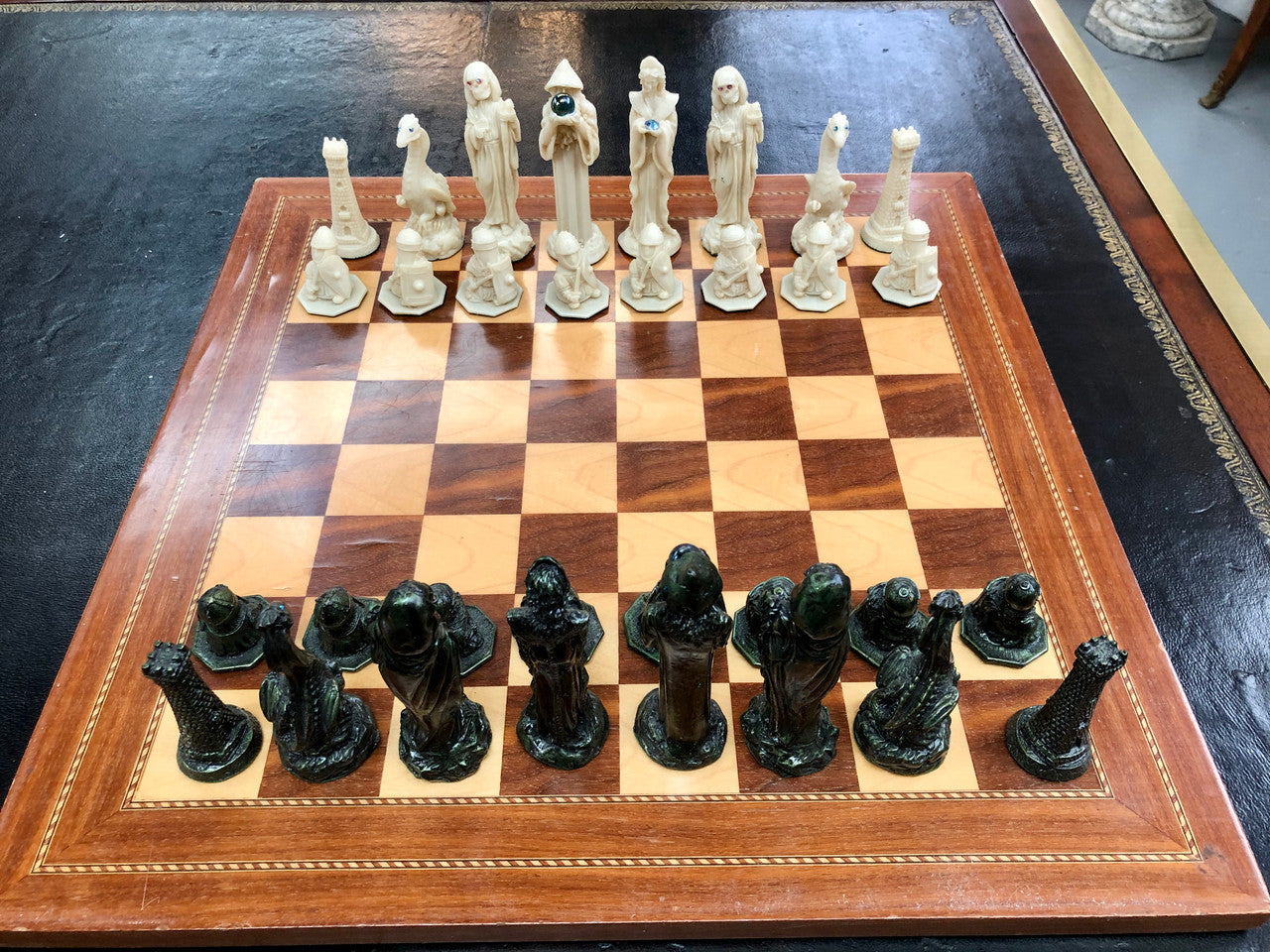 Fabulous Chess Set Hand Crafted By Crisan Craftware From New Zealand